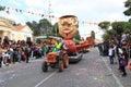 Statue on Carnival Procession. Royalty Free Stock Photo