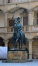 Statue in Castle In Downtow Stuttgart, the Capital City of Baden - Wuerttemberg Royalty Free Stock Photo