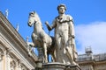 Statue of Castor in Rome, Italy