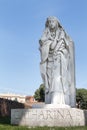Statue of Catharina in Rome, Italy Royalty Free Stock Photo