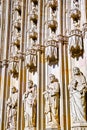 Statue of Cathedral of Santa Eulalia of Barcelona Royalty Free Stock Photo