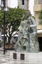 Statue of Catholic king and Queen Royalty Free Stock Photo