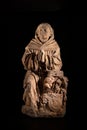 Statue of a Catholic monk