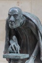 Statue of a catholic penman at Chapel Saint Magdalena at Petri