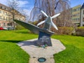 Statue celebrating Czechoslovak pilots during WWII in the UK