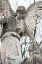 Statue in a cemetery