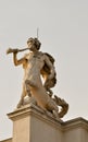 Statue of a centaur blowing his horn