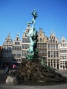 Statue in the center of antwerp