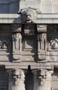 Statue of Central railway station, Milan Royalty Free Stock Photo