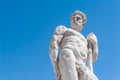 Statue of the 16 century. Statue of Hercules. Royalty Free Stock Photo