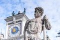 Statue of the 16 century. Statue of Hercules. Royalty Free Stock Photo