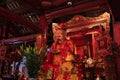 Statue of the Ceremonial Room in the Temple of Literature in Hanoi, Vietnam Royalty Free Stock Photo