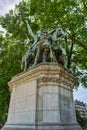Statue of Charlemagne - Paris, France Royalty Free Stock Photo