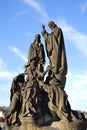 Statue of Charles Bridge, Prague Royalty Free Stock Photo