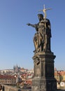 Statue, Charles Bridge, Prague Royalty Free Stock Photo