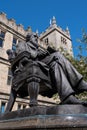 Statue of Charles Darwin Shrewsbury Shropshire September 2020 Royalty Free Stock Photo