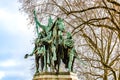 Statue of Charles the Great Charlemagne situated just outside