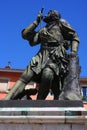 Statue of Chevalier Bayard in Grenoble