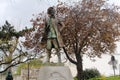 The statue of Chevalier in Montmartre, Paris