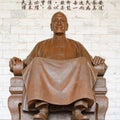 Statue of Chiang Kai-shek in the main chamber of Chiang Kai-shek Memorial Hall, Taipei, Republic of China, Taiwan