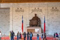 Statue of Chiang Kai-shek in the National Taiwan Democracy Memorial Hall Royalty Free Stock Photo
