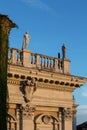 The statue in the Chiesa di Santa Maria Sopra Minerva Royalty Free Stock Photo