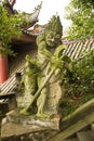 The statue of Chinese ghost