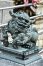 A statue of chinese imperial Lion