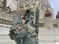 Statue of Chinese warrior at Wat Arun - Temple of Dawn