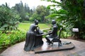 Statue of Chopin at the botanical garden of Singapore