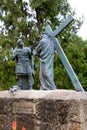 Statue of Christ carrying the cross