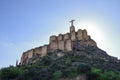 Statue christ. Castillo de Monteagudo,medieval castle, Murcia, S