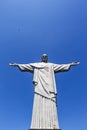 Statue of Christ de Redeemer in Rio de Janeiro, Brazil Royalty Free Stock Photo