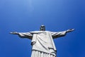 Statue of Christ de Redeemer in Rio de Janeiro, Brazil Royalty Free Stock Photo