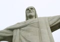 The Statue of Christ the Redeemer Located on Corcovado Mountain in Rio de Janeiro of Brazil Royalty Free Stock Photo