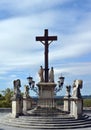 Statue of Christ & Virgin Mary, Avignon France Royalty Free Stock Photo