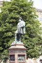 Statue of Christoph Duke of Wuerttemberg on Caste Square Schlossplatz , Stuttgart, Germany Royalty Free Stock Photo