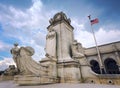 Statue of Christopher Columbus Outside Union Station Washington DC, USA Royalty Free Stock Photo