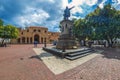 Statue of Christopher Columbus in Parque Colon, Santo Domingo, Dominican Republic