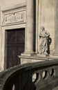 A statue of the Church of Saint Francis, Igreja S. Francisco, in Porto, Portugal