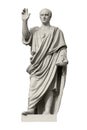 Statue of Cicero, a Roman statesman, lawyer, orator and philosopher Royalty Free Stock Photo