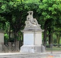 Statue in Cinquantenaire Parc in Brussels,