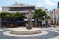 A statue in the city center of Lagos - Algarve, Portugal Royalty Free Stock Photo