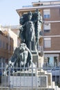 Statue in Civitavecchia, Italy