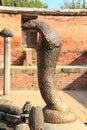 Statue of cobra in Bhaktapur, Nepal.