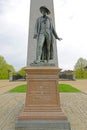 Statue of Colonel William Prescott, Charlestown, Boston Royalty Free Stock Photo