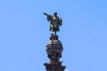 Statue of Columbus on top of the Columbus Monument, Barcelona