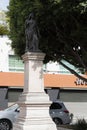 Statue on column in av. of the heroes, LeÃÂ³n Guanajuato