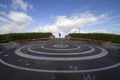 The statue of comedian Eric Morecambe on the promenade in Morecambe, Lancashire Royalty Free Stock Photo