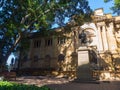 A statue commemorates Matthew Flinders, a Captain in the Royal Navy who explored and charted a large portion of the Australian. Royalty Free Stock Photo